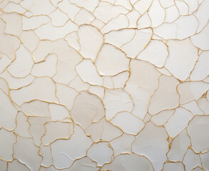 White and gold painting texture background, GenerativeAI, luxury and elegant wallpaper