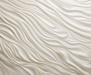 3D White and gold texture background, GenerativeAI, luxury wallpaper