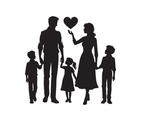 family vector design,awesome family svg,high resolution printable family atwork
