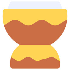 djembe flat icon