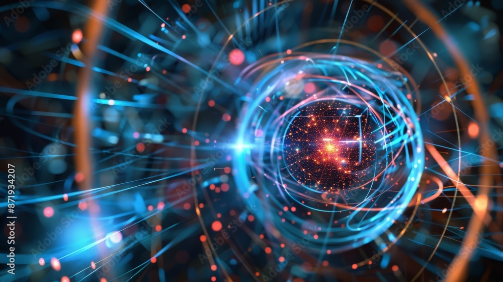 Aufkleber quantum computing and its potential impact on technology.