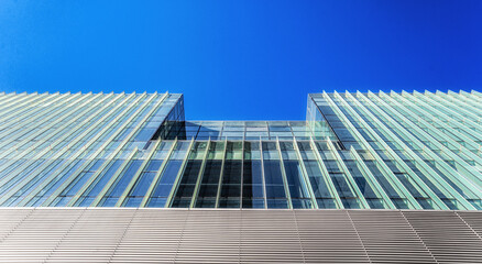 Contemporary Architecture Design and Blue Skies