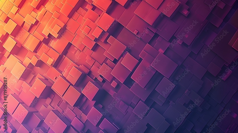 Poster captivating pixelated gradient:a visually striking abstract background