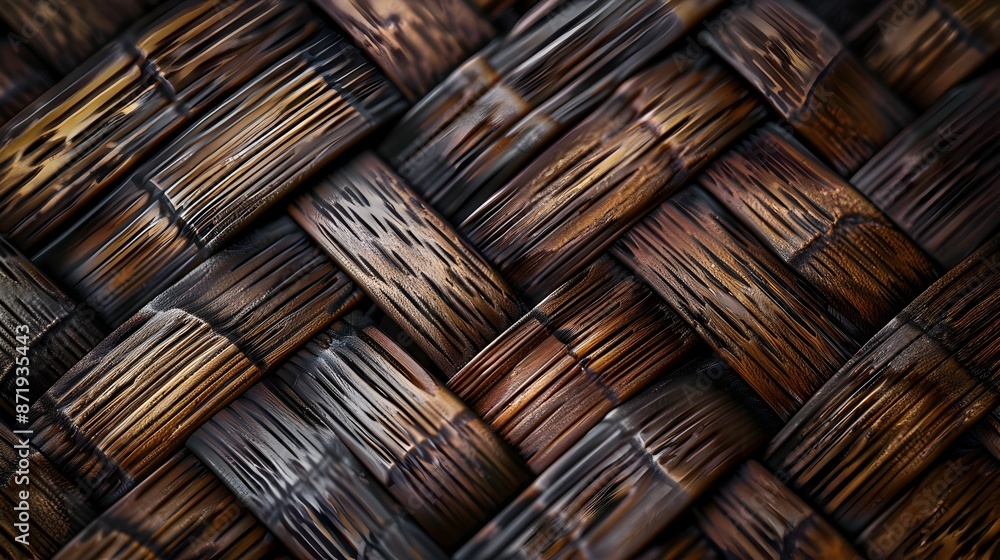 Aufkleber captivating abstract woven texture pattern with intricate and detailed design