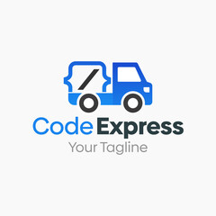 Code Express Logo Vector Template Design. Good for Business, Startup, Agency, and Organization