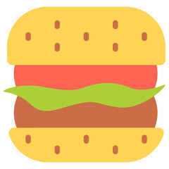 burger flat icon