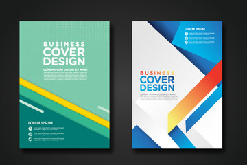 Business cover design template for Leaflet advertising, poster, magazine and other business