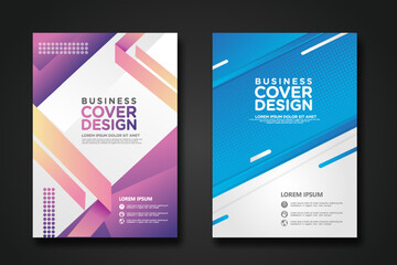 Business cover design template for Leaflet advertising, poster, magazine and other business