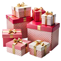 Obraz premium Valentine Gift Boxes Pile