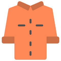 cloth flat icon