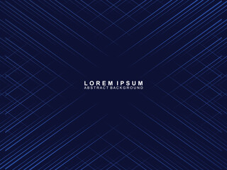 Premium background design with diagonal dark blue stripes pattern. Vector horizontal template for digital luxury business banner, contemporary formal invitation, luxury voucher, certificate, etc