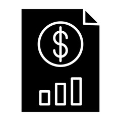 Finance Glyph Icon