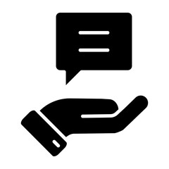 Advice Glyph Icon