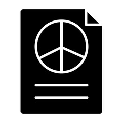 Human Right Glyph Icon