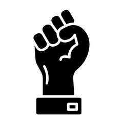 Hand Glyph Icon