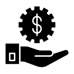 Management Glyph Icon