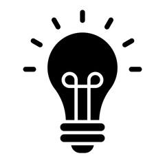 Bulb Glyph Icon