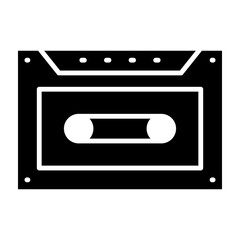 Cassette Glyph Icon