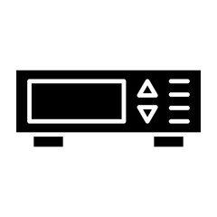 Dvd Player Glyph Icon