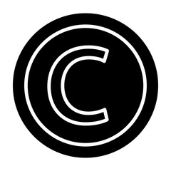 Copyright Glyph Icon