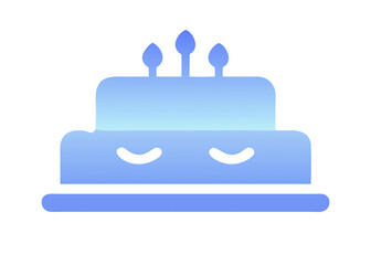 birthday cake icon. Cake icon vector for web and mobile app. Cake sign and symbol. Birthday cake icon