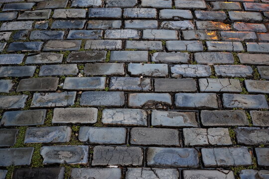 Old San Juan Road Bricks "Adoquines", Puerto Rico 