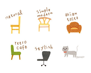 おしゃれな椅子のインテリアコレクション　家具　インテリア