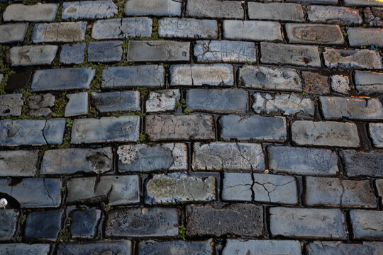 Old San Juan Road Bricks "Adoquines", Puerto Rico 