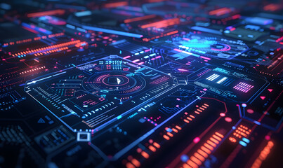 Obraz premium graphic backgrounds related to technology, communication, and the internet