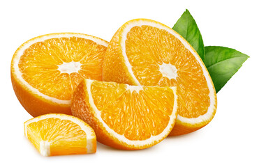Orange isolated on white background