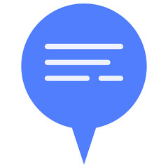 chat flat icon