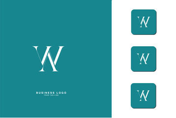 AW, WA, A, W, Abstract Letters Logo Monogram