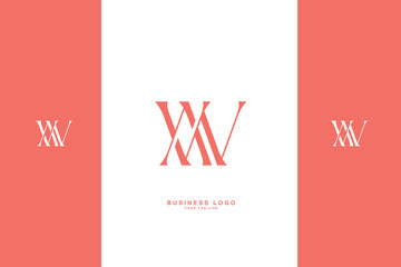 AW, WA, A, W, Abstract Letters Logo Monogram