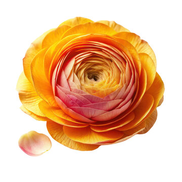 recommend clip art: ranunculus flower petal isolated on transparent background
