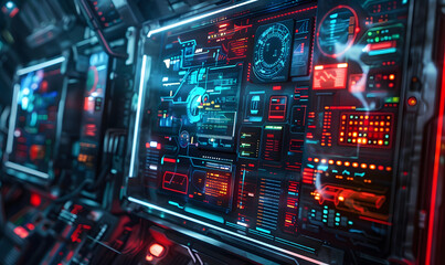 Fototapeta premium graphic backgrounds related to technology, communication, and the internet