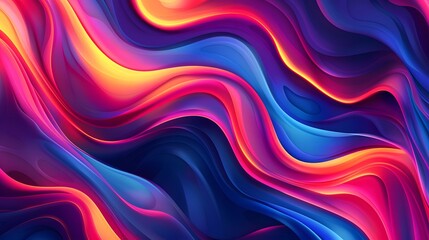 Obraz premium colorful liquid wave background concept