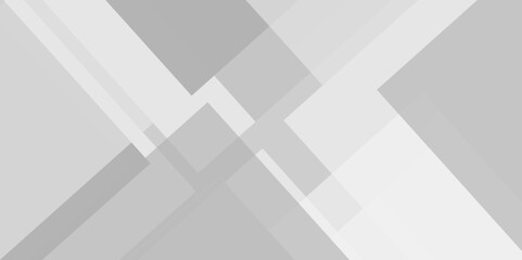 Obraz premium Modern luxury pattern of geometric white and gray color background, Elegant abstract background with grey lines with shadow. white paper transparent material in triangle technology and square shapes i