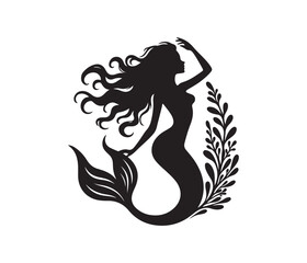 mermaid vector design,awesome mermaidsvg,high resolution printable mermaid atwork
