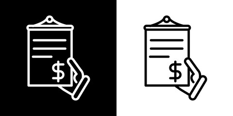 Business license icon. Business icon. Target. Admin. Work Team. Black icon. Silhouette.