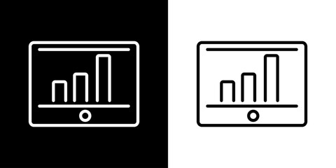 Diagram icon. Business icon. Target. Admin. Work Team. Black icon. Silhouette.
