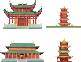 Simplified Illustration of Chinese Architecture