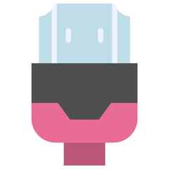 hdmi cable flat icon