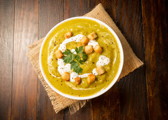 Puré de verduras, comida saludable