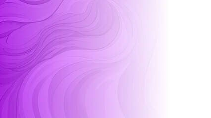 Obraz premium Purple to white wallpaper. Elegant gradient Background fading from Purple to White. Purple Abstract background Flowing White from Right to Left. features a captivating display of vibrancy. Copy Space