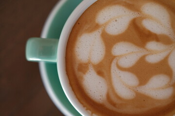 cup of coffee with latte art