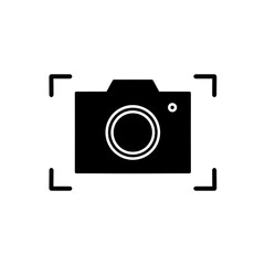 Camera Icon. Camera symbol. Camera vector icon flat, isolated on white