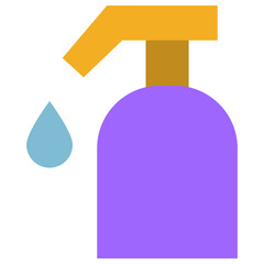 hand sanitizer flat icon