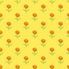 seamless pattern with flowers