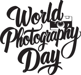 world photography day t shirt.