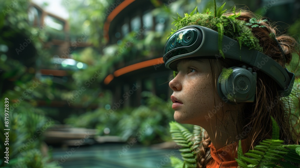 Poster develop a virtual reality experience that immerses users in a future world powered entirely by renew